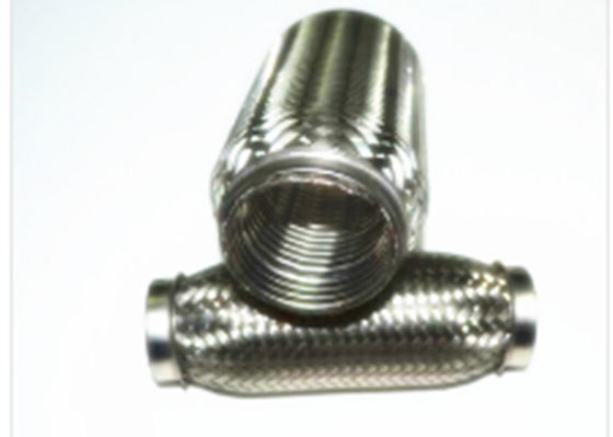 51 - 356mm Overall Length Auto Exhaust Flexible Pipe 304 Stainless Steel Material