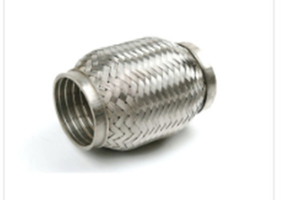 76 X 120mm Auto Exhaust Flexible Pipe High Strength Outer Wire Braided