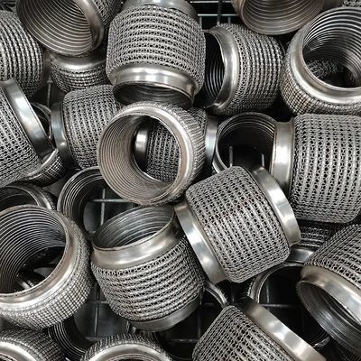 Tuyau flexible d'échappement automatique d'acier inoxydable taille de 51 x de 186mm diamètre intérieur de 38 - de 76mm