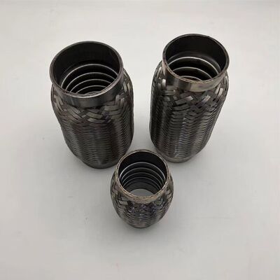 Surface externe engrenée tressée par fil flexible automatique de tuyau d'échappement de taille de 45 x de 200mm