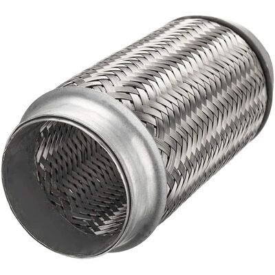 Tuyau flexible d'échappement d'automobile de 64 x de 90mm avec le couplage 444 + matériel 409L